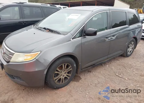 2011 Honda Odyssey Ex-L из США, поврежденный, VIN 5FNRL5H62BB068115